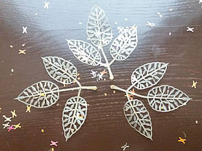 Листя декоративне під фарбування 9,5 см паковання 50 шт.