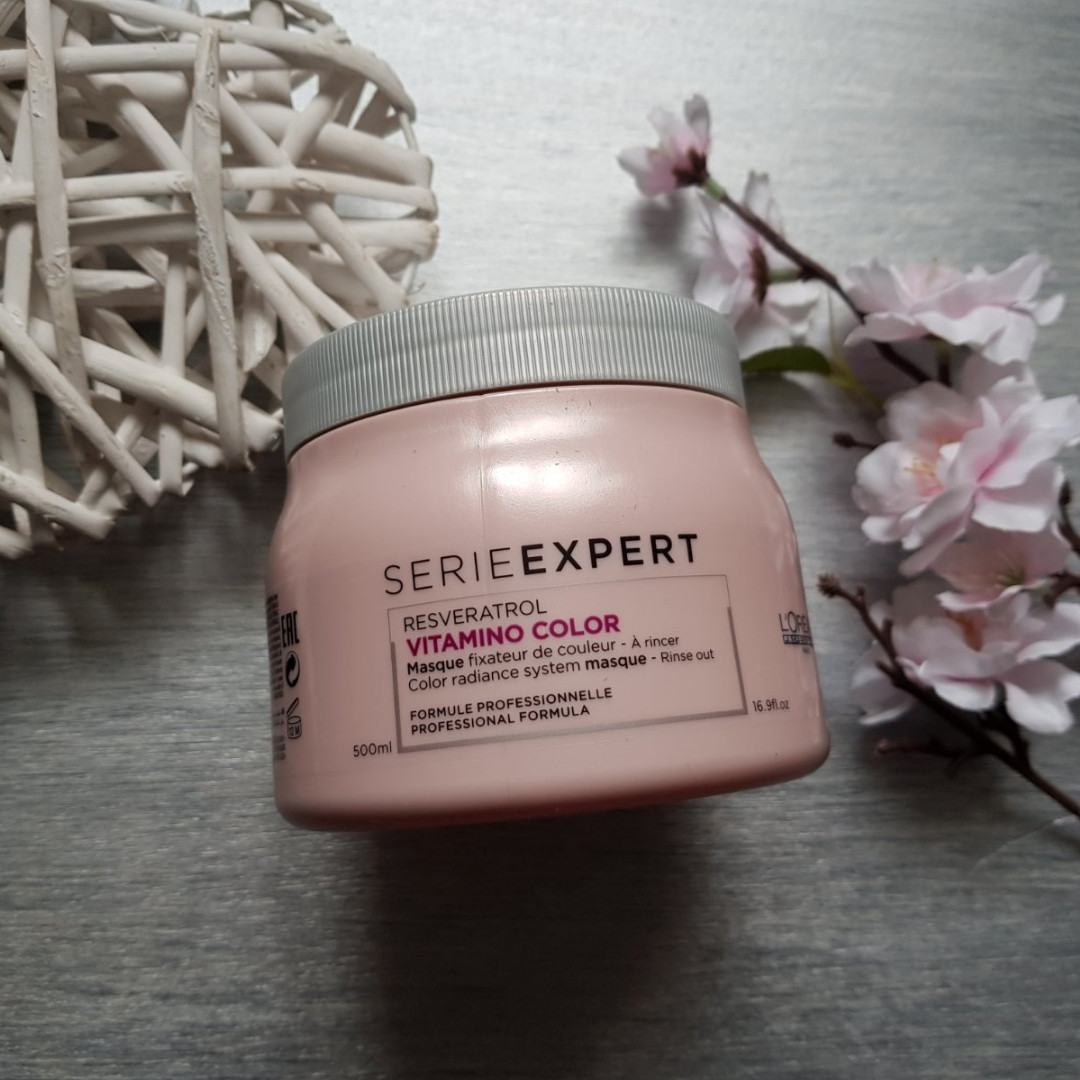 Зміцнююча маска для фарбованого волосся L'oreal Serie Expert Vitamino Color Resveratrol