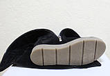 Зимові високі жіночі замшеві чоботи на товстій підошві від виробника модель ПЕ2018, фото 6