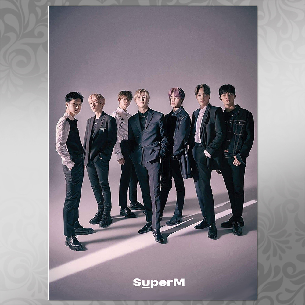 Плакат A3 K-Pop Super M 008, фото 1