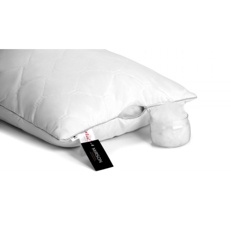 Подушка 60х60 Eco-Soft Eco Silver 0464 на змійці