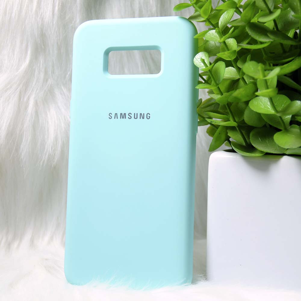 Силіконовий чохол Original Full Silicone Case Samsung G955/S8+ Mint (м'яка ятний), фото 1