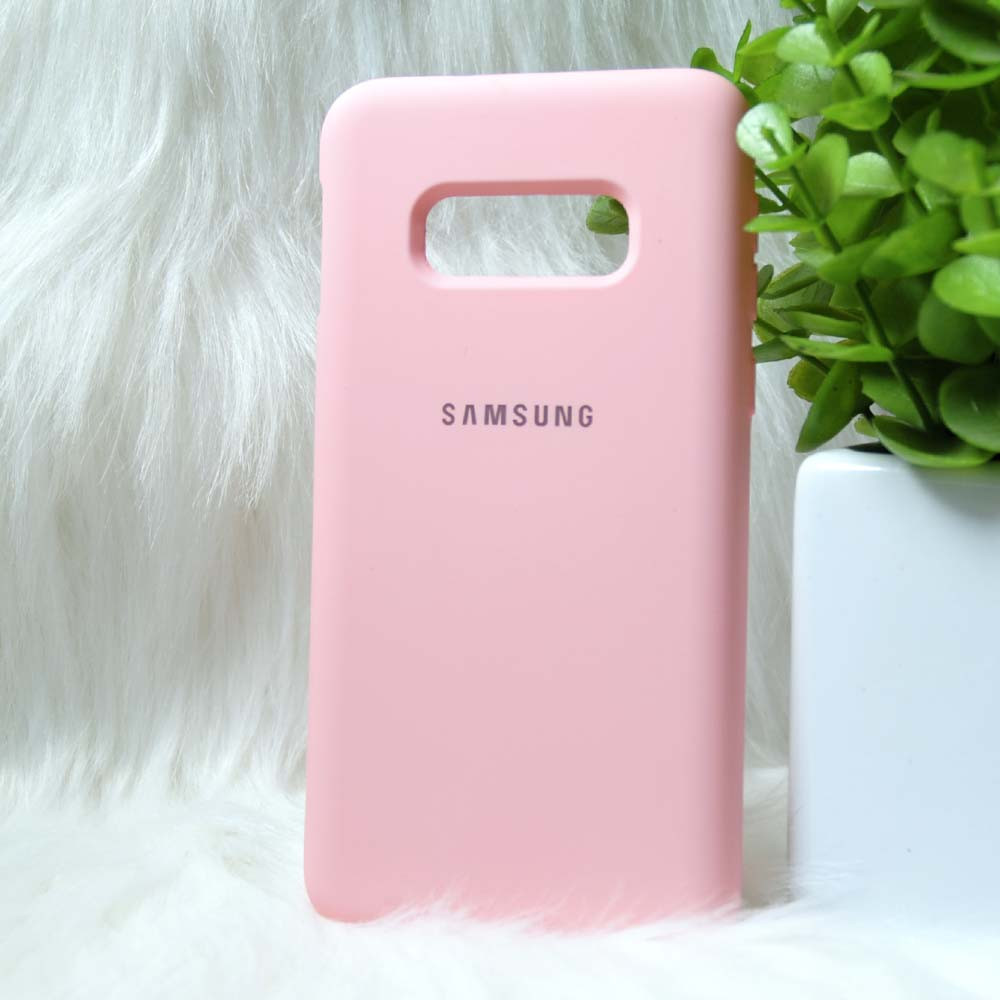 Силіконовий чохол Original Full Silicone case Samsung S10e / S10 lite Pink (рожевий)