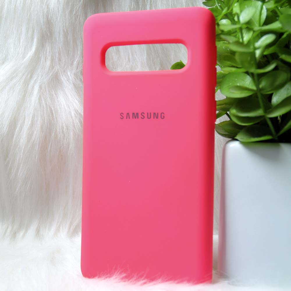 Силіконовий чохол Original Full Silicone Case Samsung G973/S10 Crimson (малиновий)
