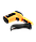 Безконтактний інфрачервоний термометр (пірометр) -30-1250°C, 20:1, EMS=0,1-1, фото 3