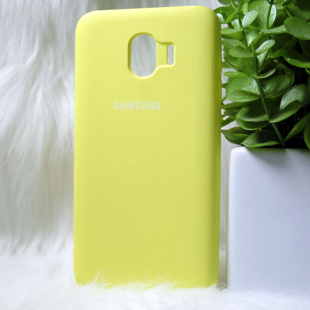 Силіконовий чохол Original Full Silicone Case Samsung J400 / J4 2018 Yellow (жовтий)