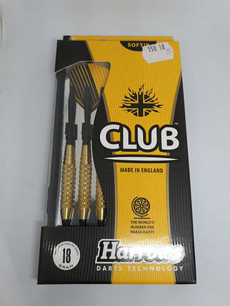 Дартс, дротики для електронного дартсу Club brass Harrows Англія 18 грам, фото 2