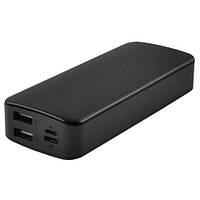 Power Bank JS-12 UNIVERSAL HIGH SPEED 8000 mAh 2USB (1A+2A) + 1Micro USB + 1Type-C, цифровий дисплей