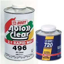 Автомобільний акриловий Лак BODY 496 MS 2:1 1л+затверджувач 0,5 л