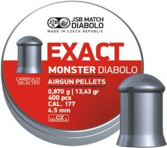 Свинцеві кулі JSB Diabolo Exact Monster 0.87 г 400 шт