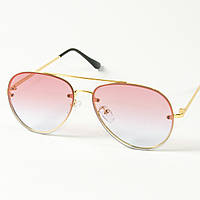 Солнцезащитные очки авиатор (арт. 80-665/3) розовые