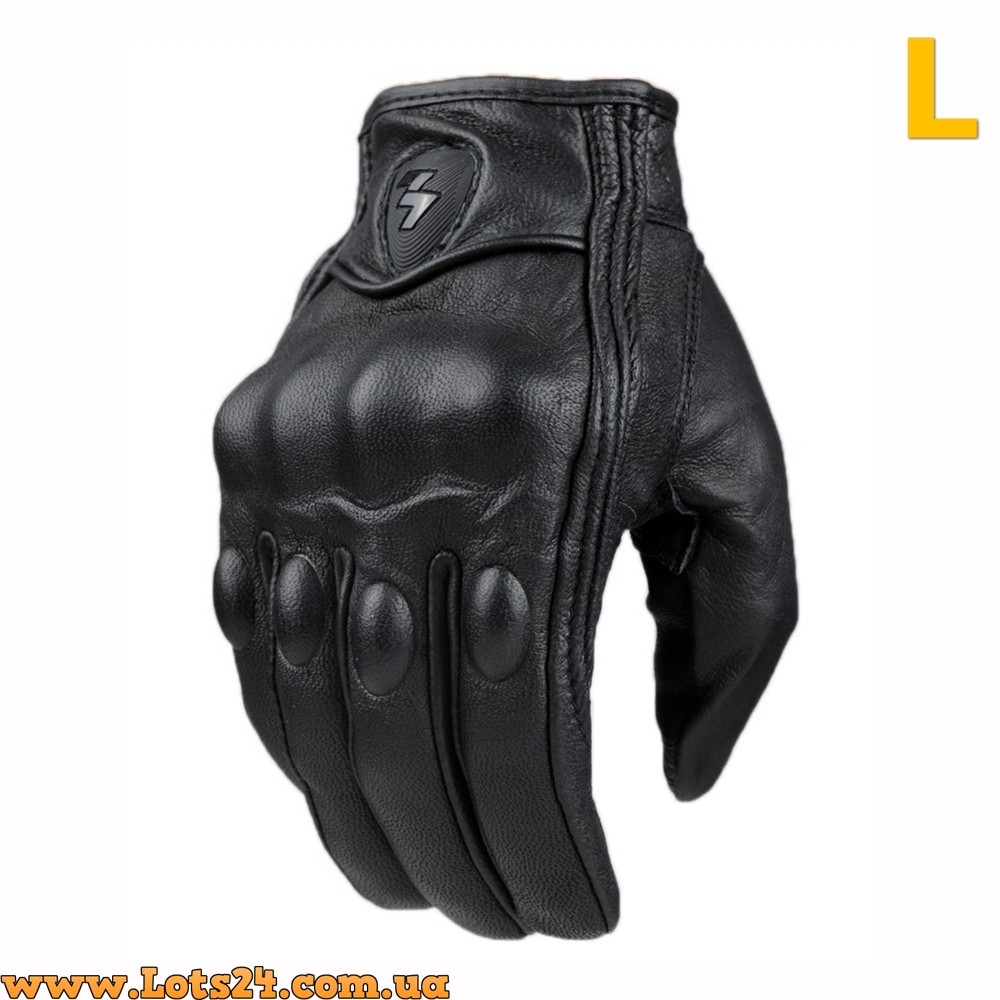 Перчатки чоловічі тактичні перчатки з кастетом шкіряні перчатки мото перчатки вело перчатки L
