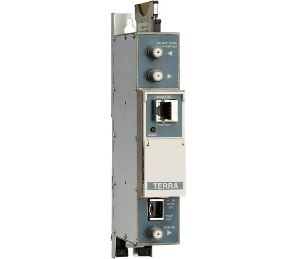 Трансмодулятор SDA 410C DVB-S / S2 - IP to ASI