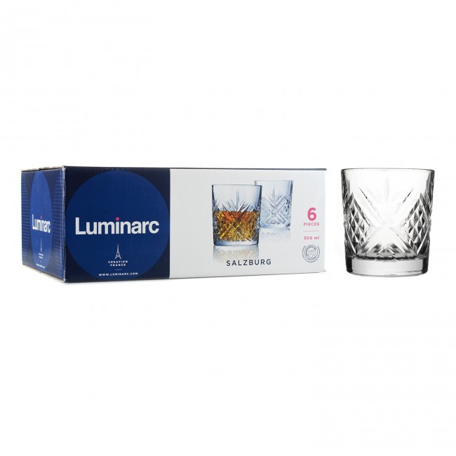 Набір склянок Luminarc Salzburg 300 мл 6 шт. низькі