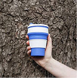 Чашка складна силіконова Collapsible 5332 350мл, рожева, фото 5