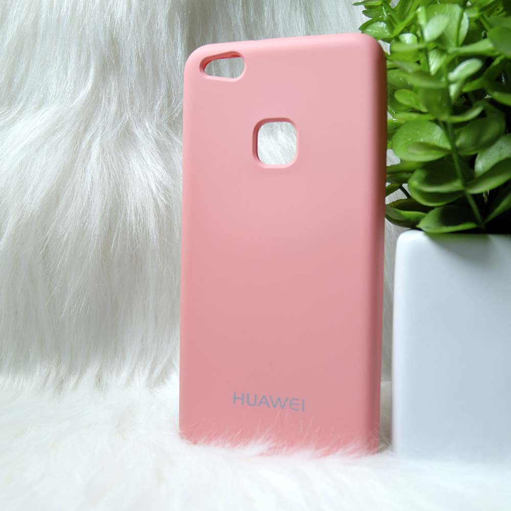 Чохол силіконовий для Huawei P10 lite рожевий "Original Silicone case"