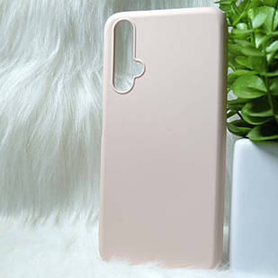 Силіконовий чохол Original Silicone case Huawei Honor 20 Pink (рожевий)