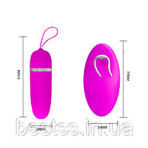 Віброяйце Pretty Love Debbie Remote Egg Pink, фото 4