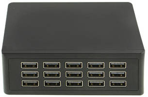 Зарядний пристрій Charger Adapter MHZ 6876, 15 USB-портів