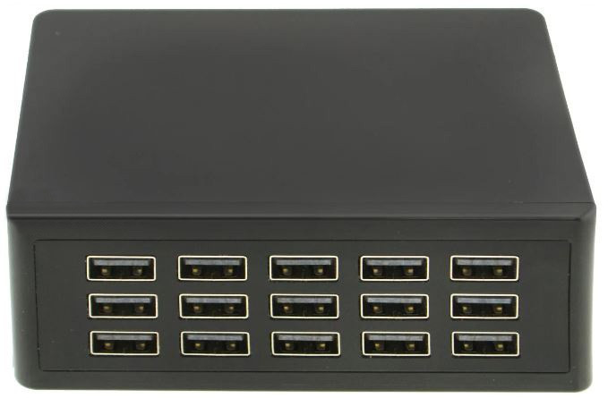 Зарядний пристрій Charger Adapter MHZ 6876, 15 USB-портів