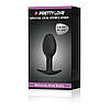 Анальна пробка Pretty Love Silicone Anal Plug Black, фото 9
