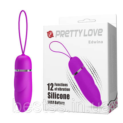 Віброяйце - Pretty Love Edwina Vibro Bullet Pink, фото 1