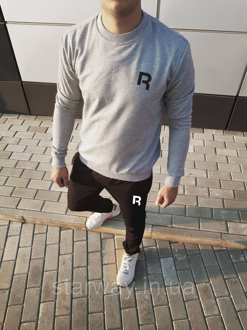 Чоловічий трикотажний спортивний костюм | reebok logo