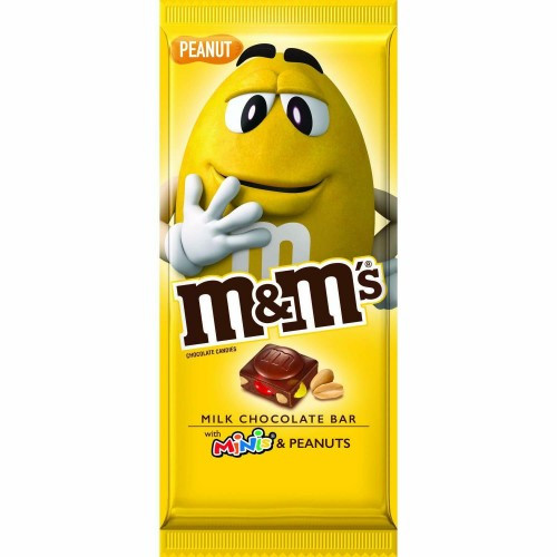Шоколад M&Ms з арахісом і різнобарвним дражем, фото 1