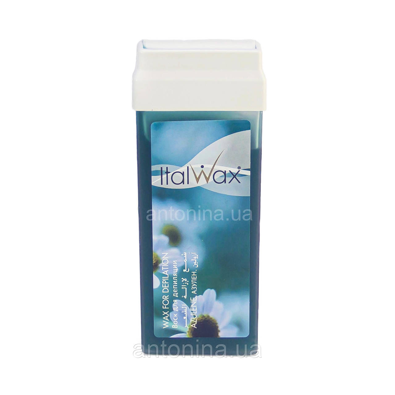 Гарячий віск в касетах азулен для депіляції, ItalWax, 100 мл (Італія)