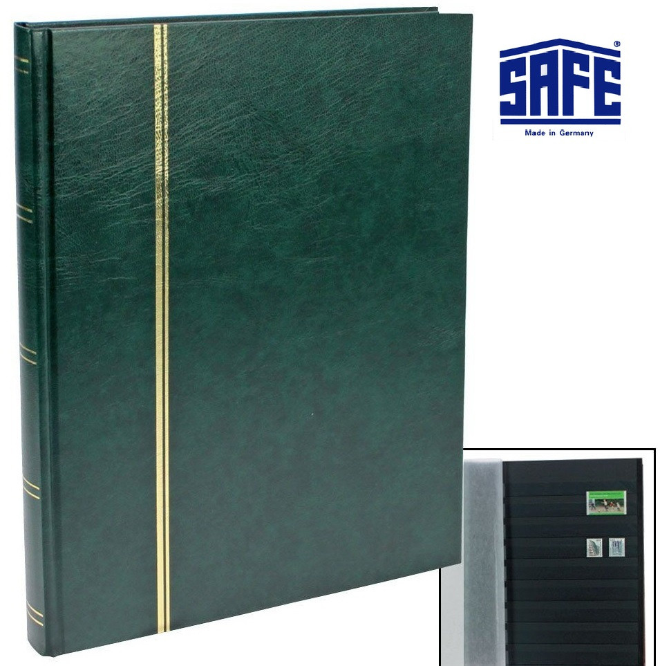 Альбом для марок SAFE - 32 страницы - А4 - чёрные страницы - фото 1 - id-p1134820932