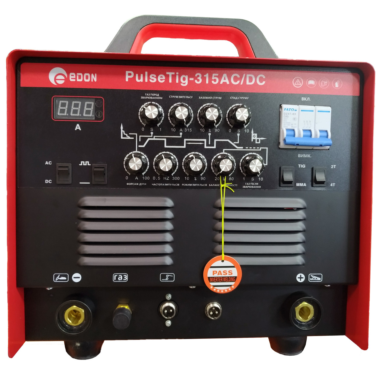 Аргонно-дуговой сварочный аппарат EDON PULSE TIG-315 AC/DC: продажа ...