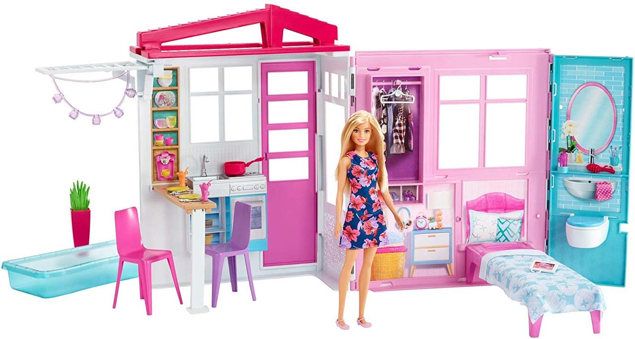 Лялька барбі і ляльковий дім Barbie Doll and Dollhouse
