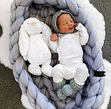 Гніздечко-кокон для новонароджених з 100% вовни мериноса, фото 4