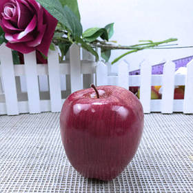 Муляж яблука, штучне яблуко, штучний фрукт ( 8 см )