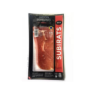 Хамон Jamon Subirats Serrano, нарізання без глютену 100 г.
