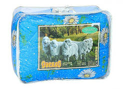 Ковдра вовняна євро "Верона" (195х210см), забарвлення в асортименті