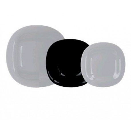 Carine Granit&Black Сервіз столовий 18 пр Luminarc P7669(Без коробки)