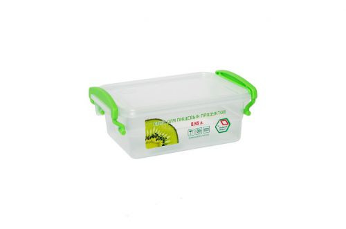 Пластиковий контейнер для продуктів із ручками 0,55 л (бокс)