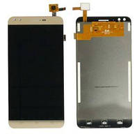 Дисплей для Prestigio MultiPhone PSP3504 Muze C3 с сенсором (тачскрином) золотистый Оригинал (Тестирован)