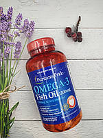 Puritan's Pride Omega 3 Fish Oil 1200 mg 200 softgels 360 mg activ omega 3 puritans