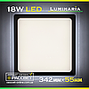 Світлодіодний світильник LUMINARIA ALS-18 AC170-265V 18W 1440Lm 5000K (нейтральний білий), фото 3