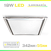 Світлодіодний світильник LUMINARIA ALS-18 AC170-265V 18W 1440Lm 5000K (нейтральний білий), фото 8