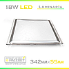 Світлодіодний світильник LUMINARIA ALS-18 AC170-265V 18W 1440Lm 5000K (нейтральний білий), фото 9