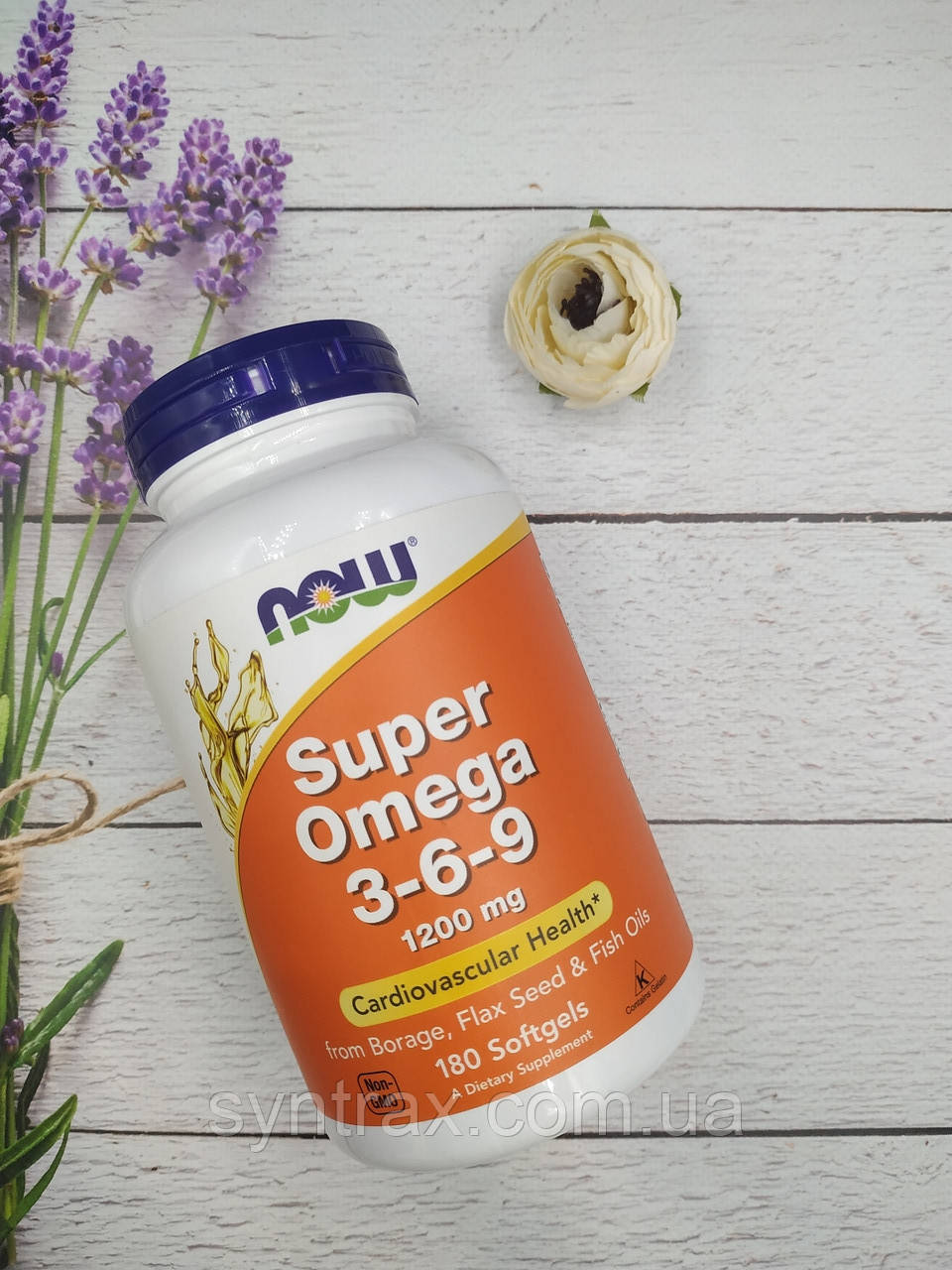 NOW Foods Омега 3-6-9 Super Omega 3-6-9 1200 mg (180 softgels)