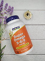 NOW Foods Омега 3-6-9 Super Omega 3-6-9 1200 mg (180 softgels)