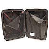 Пластикова валіза середнього розміру  Airtex Jupiter 241, 75 л оранжева, фото 8