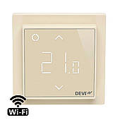 Терморегулятор DEVIreg Smart Бежевий Wi-Fi / програмований / для теплої підлоги