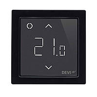 Терморегулятор DEVIreg Smart Pure Black (Чорний) Wi-Fi / програмований / для теплої підлоги (140F1143)