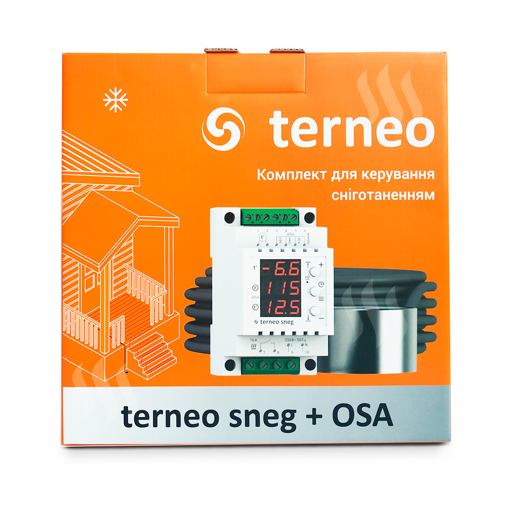 Метеостанція Terneo SNEG із датчиком талого снігу OSA і датчиком температури повітря