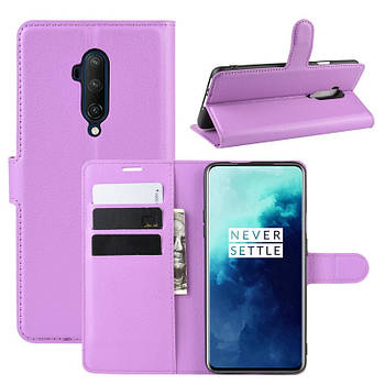 Чохол-книжка Litchie Wallet для OnePlus 7T Pro Violet